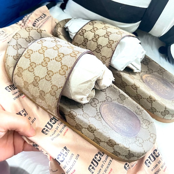 Gucci Shoes Gucci Mens Slides Poshmark